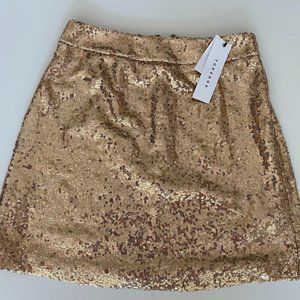 Topshop sequined mini skirt